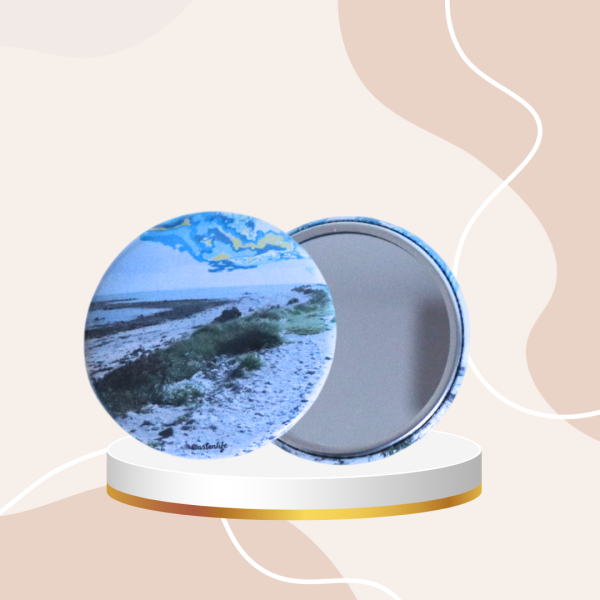 Miroir de poche Pointe de La Loge (La Hague, Cotentin)