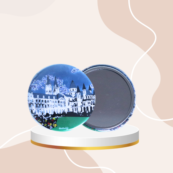 Miroir de poche Abbaye aux Hommes (Caen, Normandie)