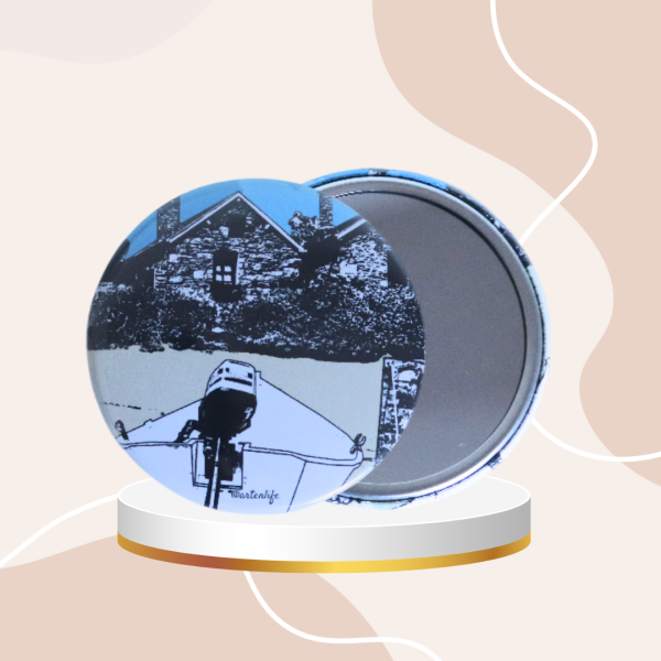 Miroir de poche Village des Blainvillais (Iles Chausey, Normandie)