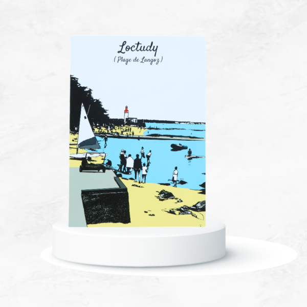 Carte postale Plage du Langoz (Loctudy, Finistère)