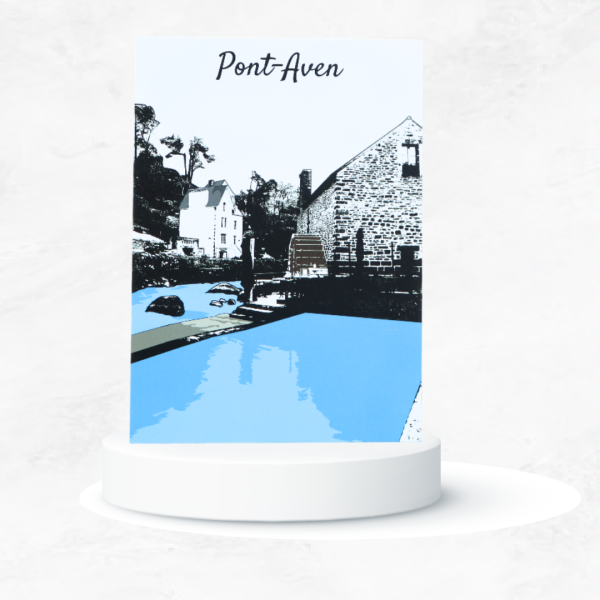 Carte postale Moulin du Grand Poulquin (Pont-Aven, Finistère)
