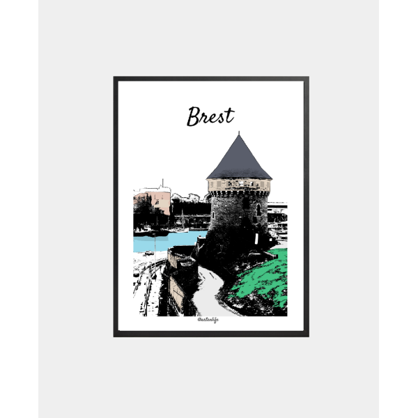 Affiche Tour Tanguy (Brest, Finistère)
