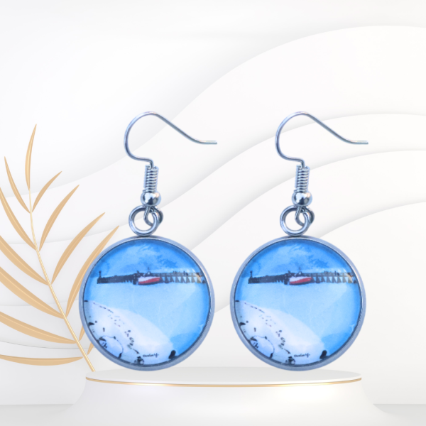 Boucles d'oreille Jetée (Courseulles-sur-Mer, Normandie)