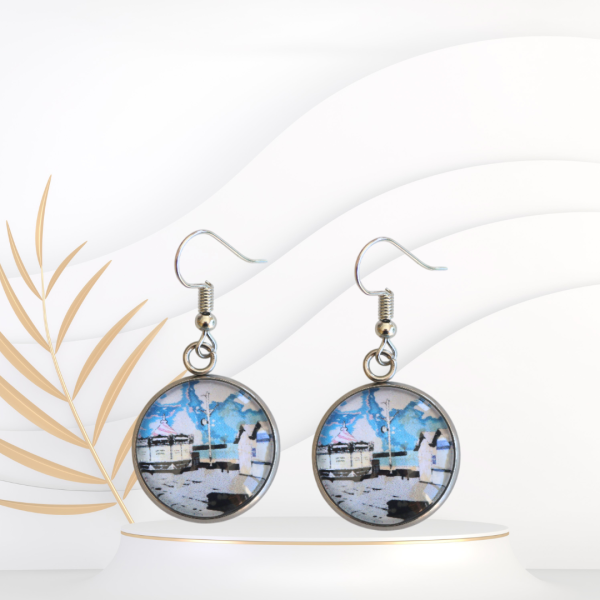 Boucles d'oreille Digue-Promenade (Courseulles-sur-Mer, Normandie)