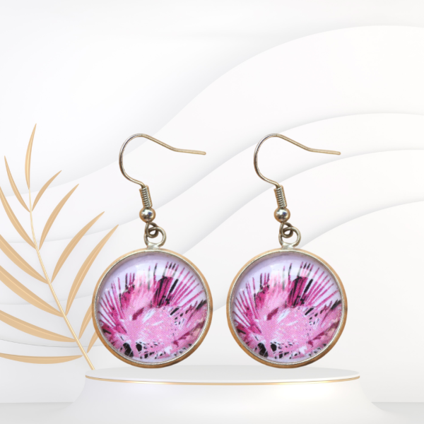 Boucles d'oreille Feuille de palmier (Rennes)