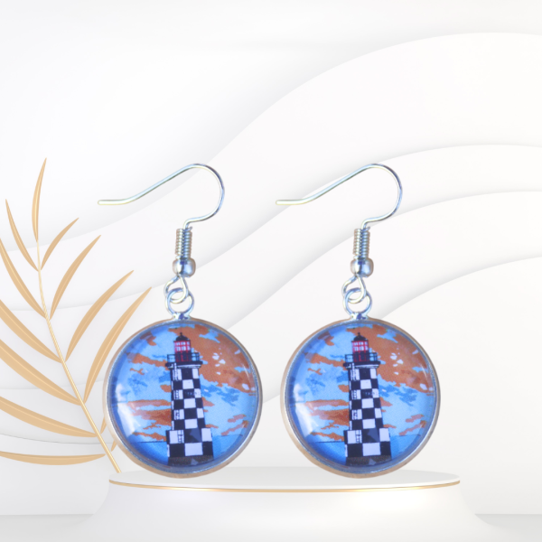 Boucles d'oreille Tourelle des Perdrix (Ile-Tudy / Loctudy)