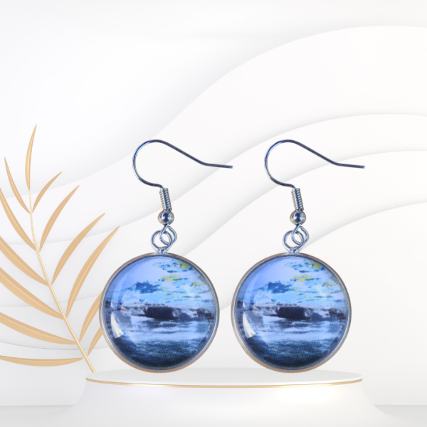 Boucles d'oreille Plage de la Mine d'Or Piriac-sur-Mer