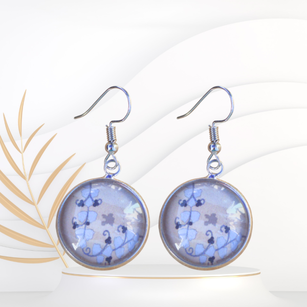 Boucles d'oreille Branches de Lierre (Bijoux Angers)