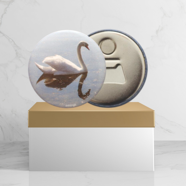 Magnet-décapsuleur Cygne (Italie)