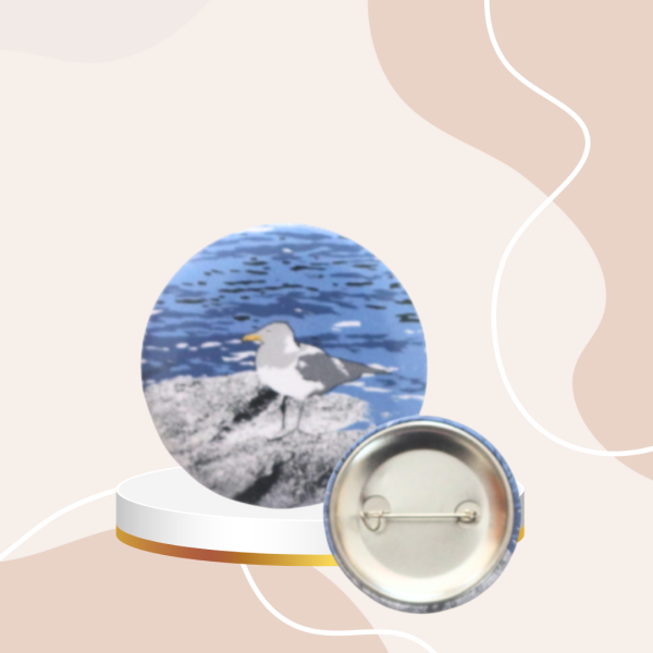 Badge Goéland (Presqu'île de Quiberon)