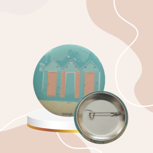 Badge Cabines de plage (Ile-aux-Moines)