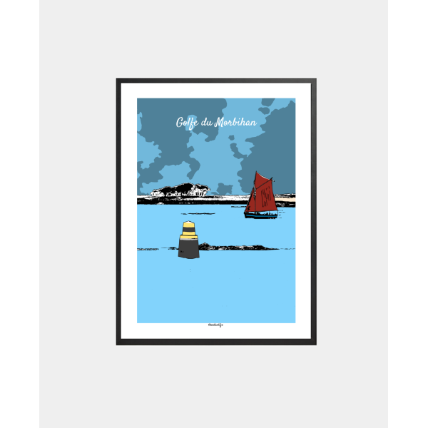 Affiche Golfe du Morbihan (Bretagne)