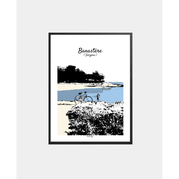 Affiche Plage de Banastère (Sarzeau)