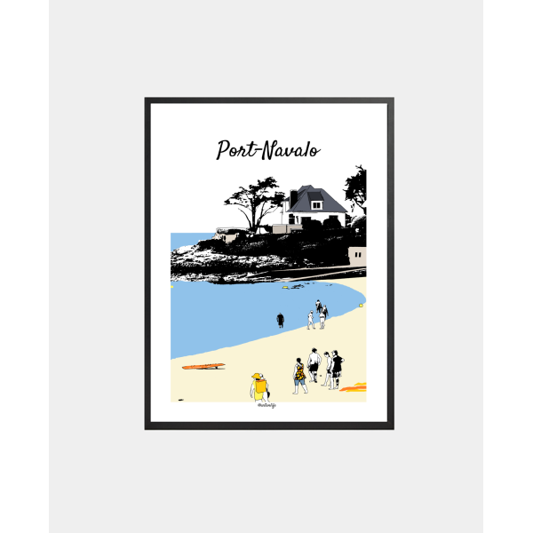 Affiche Grande-Plage de Port-Navalo (Arzon)