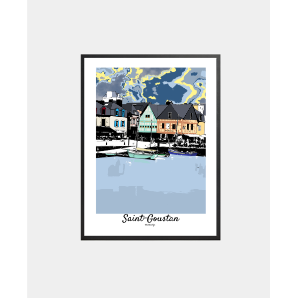 Affiche Port de Saint-Goustan (Auray)