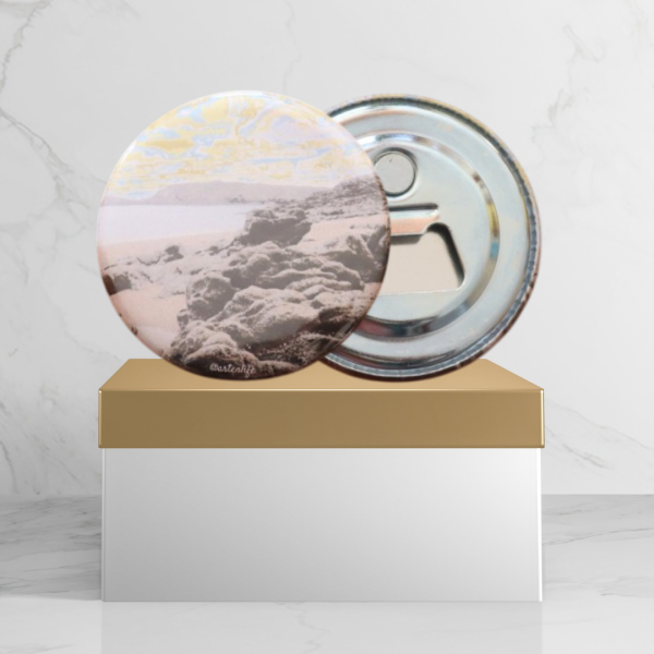 Magnet-décapsuleur Plage des Rochers sculptés (Côte d'Emeraude)