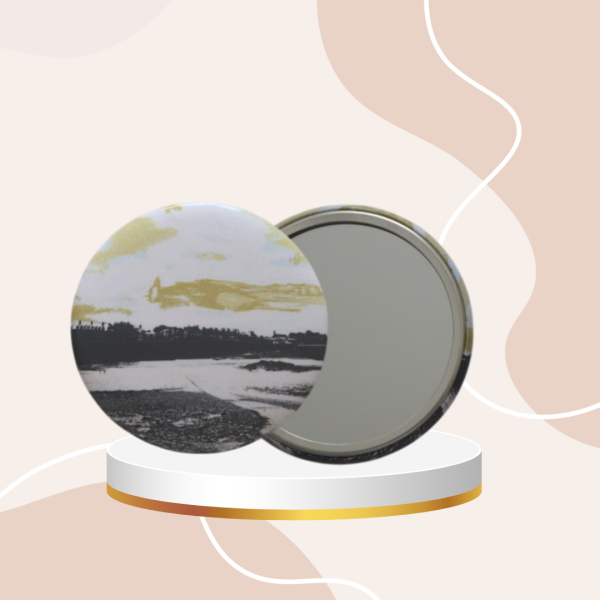 Miroir de poche Vue des Remparts malouins (Ille-et-Vilaine)