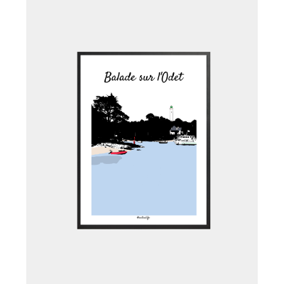 Affiche Rivière de l'Odet...