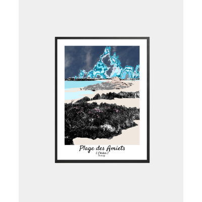 Affiche "Plage des Amiets"...