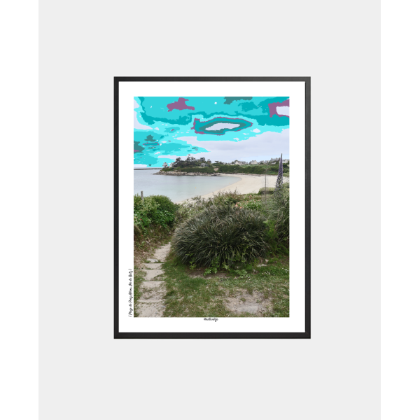 Affiche Photo "Plage de Porz Alliou" Ile de Batz