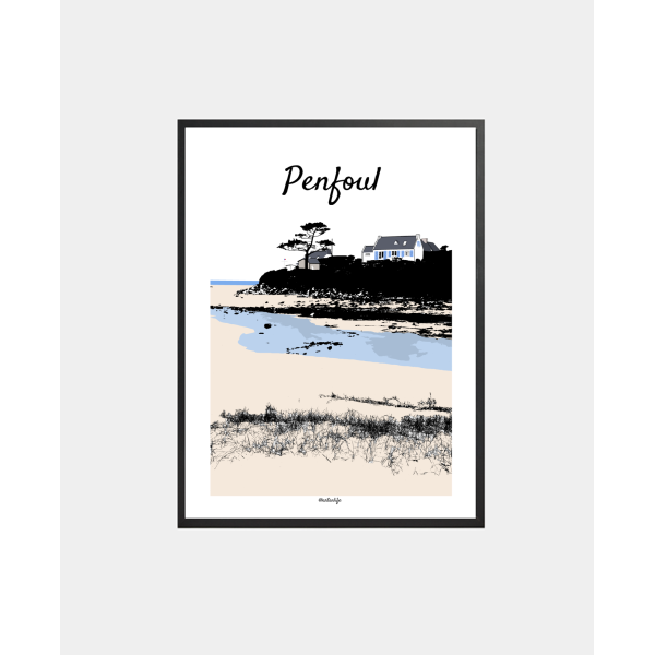 Affiche "Penfoul" Landunvez