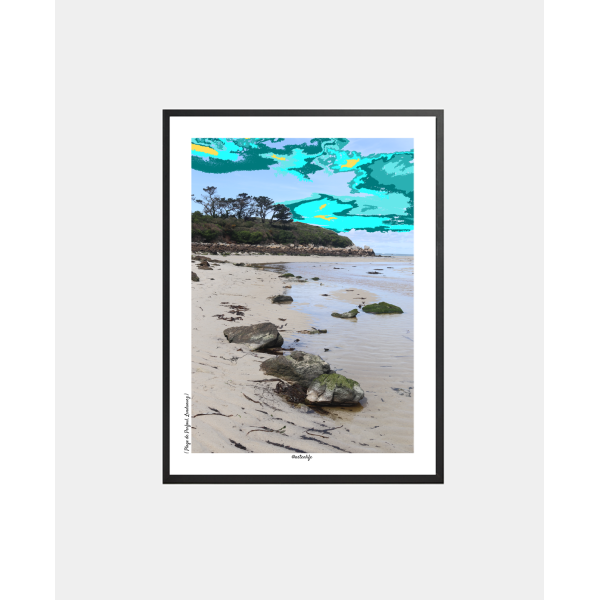 Affiche Photo "Plage de Penfoul" Landunvez