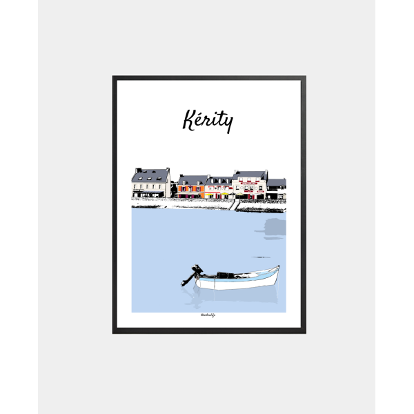 Affiche "Port de Kérity" Penmarc'h