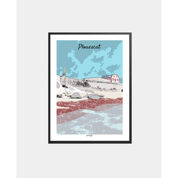 Affiche "Porsguen et l'hippocampe" Plouescat