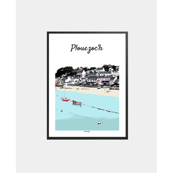 Affiche "Port du Dourduff-sur-Mer" Plouezoc'h