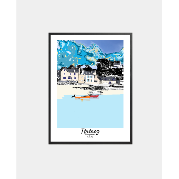 Affiche "Port Térenez" Plougasnou