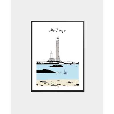 Affiche "Phare de l'Ile...