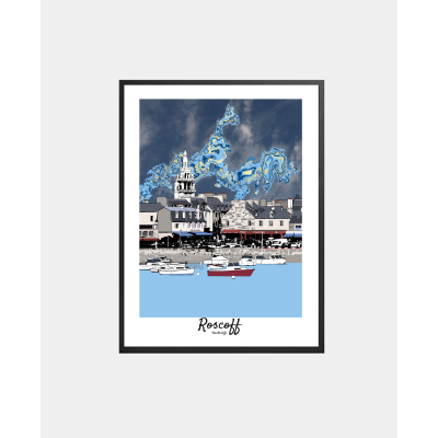 Affiche "Port" Roscoff