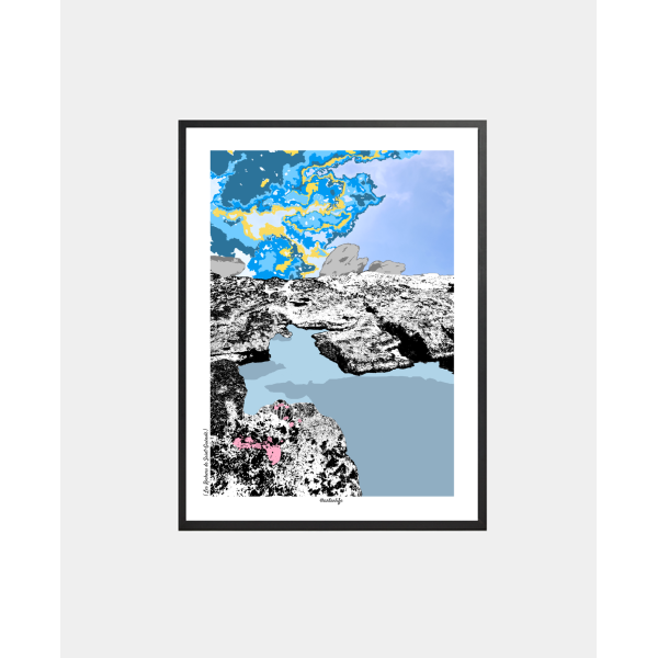 Affiche "Les Rochers de Saint-Guénolé" Penmarc'h