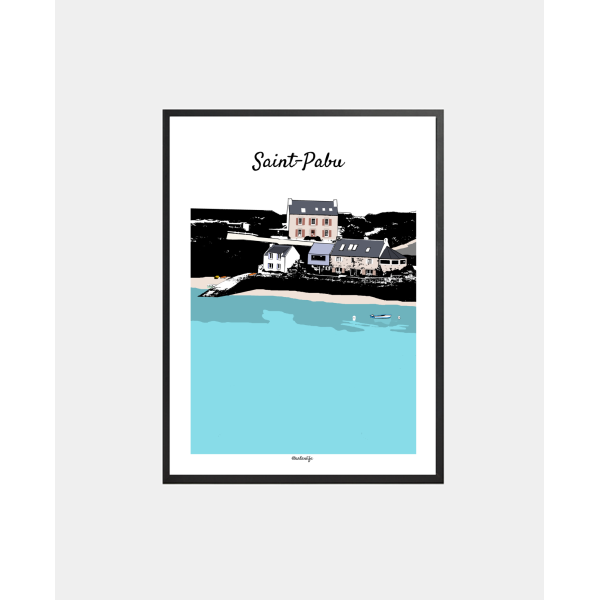 Affiche "La Cale du Passage" Saint-Pabu