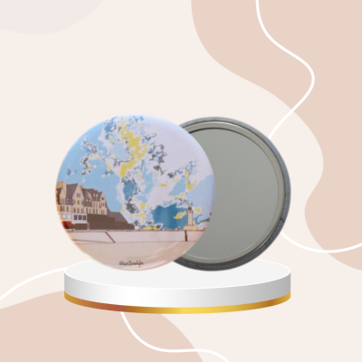 Miroir de poche Port de la...