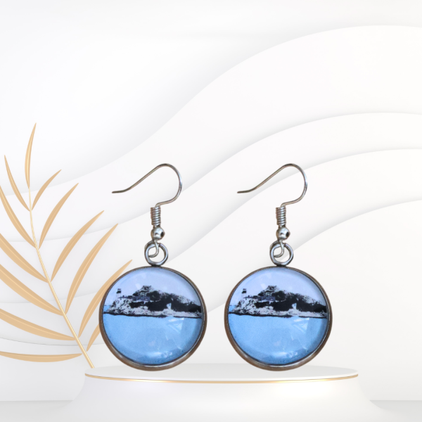 Boucles d'oreilles Fantaisie Île Louët – Carantec