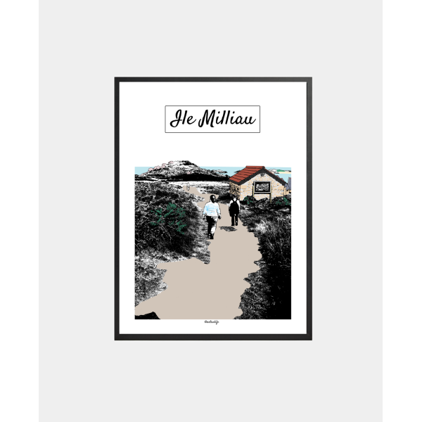 Affiche "Coeur de l'Ile" Ile Milliau