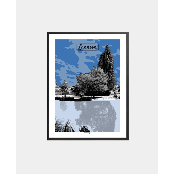 Affiche "Parc Sainte-Anne" Lannion