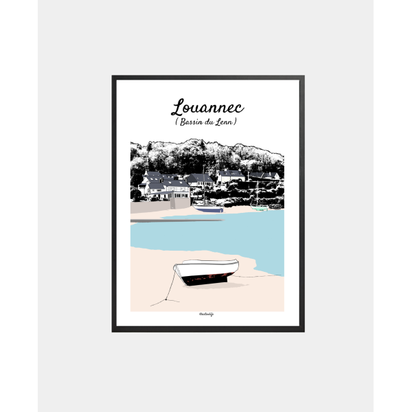 Affiche "Bassin du Lenn" Louannec