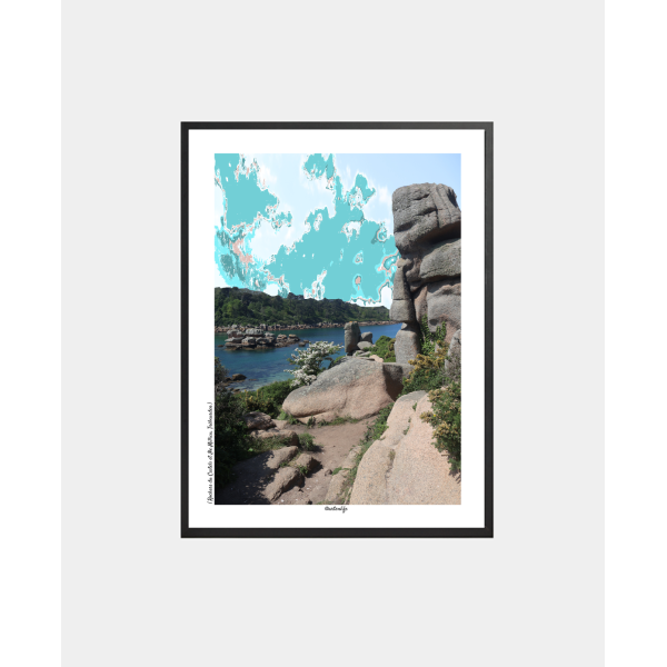 Affiche Photo "Rochers du Castels" Trébeurden