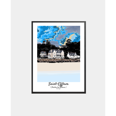 Affiche "Plage de...