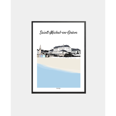 Affiche "Hôtel de la Plage"...