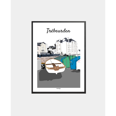 Affiche "Le Port" Trébeurden