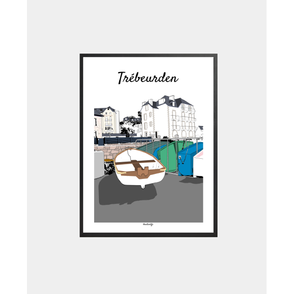 Affiche "Le Port" Trébeurden