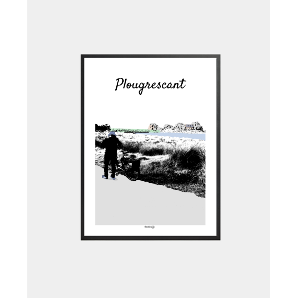 Affiche "Maison du Gouffre" Plougrescant