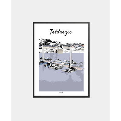 Affiche "Le Port" Trédarzec