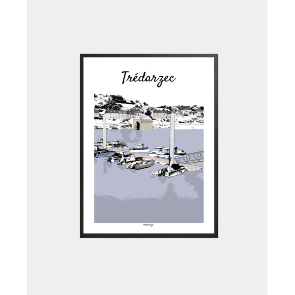 Affiche "Le Port" Trédarzec