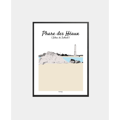 Affiche "Phare des Héaux de...