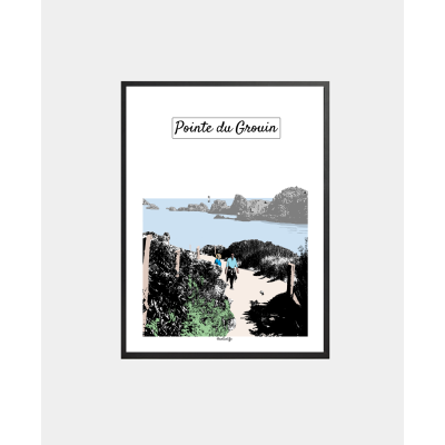 Affiche Cancale "Pointe du...