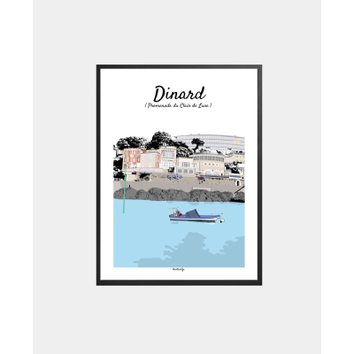 Affiche Dinard "Promenade...